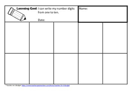 Spell out numbers above ten, unless writing the number would involve using more than two words. Writing Number Digits 1 To 10 Assessment Task By Teacher On A Budget
