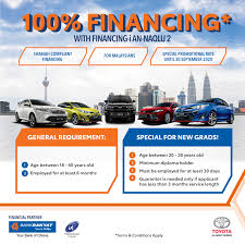 Menyediakan servis sewaan kereta pandu sendiri dan menyediakan pemandu sekitar kota kinabalu. Umw Toyota Maybank Islamic Bank Rakyat Tawar Pelan Pembiayaan Kenderaan Menarik