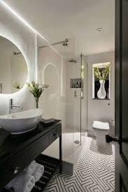 My husband and i built this tiny bath as a seldom used upstairs bathroom. 25 Incredibly Stylish Black And White Bathroom Ideas To Inspire