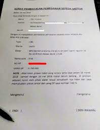Cara membuat surat perjanjian jual beli mobil. Contoh Surat Contoh Surat Pembatalan Pesanan Barang