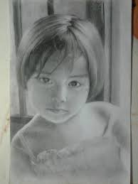 Potret Pensil Gambar Lukisan Pensil Warna