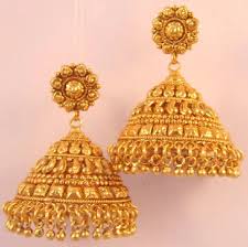 Gold jhumka earrings these days are available in a variety of styles and lengths with stunning new motifs like peacock, paisleys, florals etc. 9 Latest Temple Jewelry Jhumka Designs Styles At Life