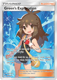 Join the pokémon trainer club! Green S Exploration Pokemon Trainer Card Pokemon Cards Old Pokemon Cards