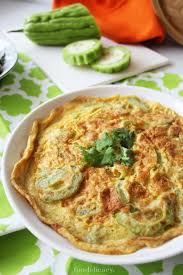 Chinese Style Fried Bitter Gourd Omelette Recipe Bitter Melon Recipes Recipes Melon Recipes