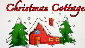 Shop affordable wall art to hang in dorms, bedrooms, offices, or anywhere blank walls aren't welcome. How To Draw Winter House Winter Wonderland Christmas Cottage Youtube