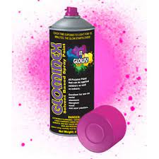 Glominex Glow Spray Paint 4oz Pink Walmart Com Walmart Com