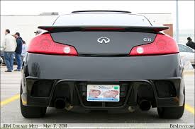 Infiniti G35 Coupe With Custom Rear Bumper Coupe Infiniti Bumpers