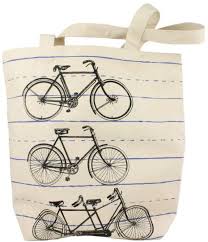 Canvas Three Bike Tote Canvas Tote Tote Canvas Bag