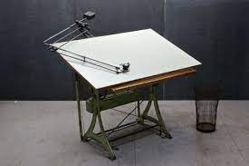 Nestler Vintage Iron Drafting Table 20th Century Vintage Industrial Modern Fifty In 2021 Vintage Drafting Table Drafting Table Vintage Iron