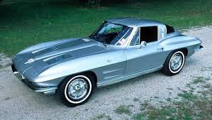 Image result for Silver Blue 1963 Corvette