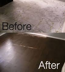 Frugal Floor This Is Just Amazing Looks Like A Wood Floor But Done With Brown Paper Stain And Poly Aprox Cost 8 Paper Bag Flooring Flooring Diy Flooring