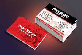 Cardize also has feature to let you show your creativity and design your own card according to your need. Business Business Card Design For Pak S Karate Of Green Cove Springs By Sandaruwan Design 6240672
