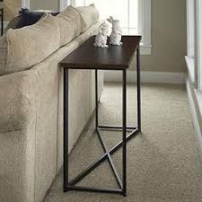 We did not find results for: Household Essentials Slim Sofa Table With Metal Frame 15 35 D X 29 5 H X 44 W Dark Walnut Brown