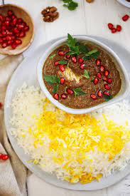 Recipe contributed by ellie ashoori. Simple And Easy Fesenjan Recipe Persian Walnut Stew