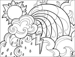 Largest collection of free weather coloring pages. Wild Weather Coloring Page By Lyddie Doodles Teachers Pay Teachers