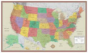 Converta 1 dólar dos eua para metical moçambicano. Estados Unidos Eua Eua Contemporaneos Da Parede Elite Mapa Grande Cartaz Mural Art Deco Ebay