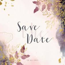 Es ist nie zu früh, einen termin anzukündigen. Save The Date Karte Hochzeit Rosa Mit Kaartje2go