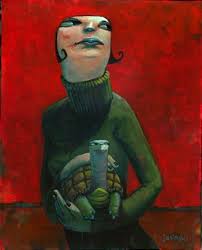 Portrait Of Turtle By Jasinski Deviantart Com Never Had A Place To Hang This I Ve Had It For Years Illustration Art Art Cool Paintings