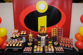 The Incredibles Birthday Party Ideas Photo 5 Of 18 Incredibles Birthday Party Boy Birthday Parties Printable Party Decorations