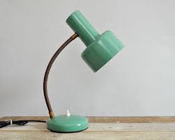 1960 Retro Table Lamp Vintage Lagoon Blue Green By Viadeinavigli 64 50 Retro Table Lamps Vintage Table Lamp Lamp