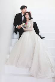 Korean Wedding B 003 St Jungwoo Natural Studio Korea Wedding Pledge Pakaian Pernikahan Gaun Pengantin Putih Gaun Pengantin Berwarna
