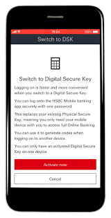 The app has no mobile deposit feature, nor touch id, and worst of all: Secure Key Security Centre Hsbc Uk