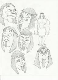 It is thought that the old testament scribes who composed the story of noah's flood were familiar with the story of utnapishtim. Character Sketches For My Epic Of Gilgamesh Look At This Kid