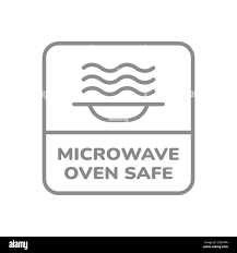 Microwave Safe Stamp Black And White Stock Photos & Images - Alamy