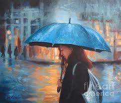 Maybe you would like to learn more about one of these? Rain Night Umbrella Yoga Mat For Sale By Elena Oleniuc