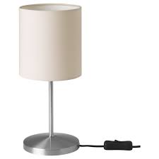 Ikea Ingared Table Lamp With Led Bulb Beige Fabric Shade Gives A Diffused And Decorative Light Light Bulb Included In 2020 Table Lamp Lamp Ikea Table Lamp
