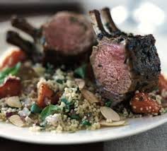 Using tongs, hold each rack upright; Rack Of Lamb Recipes Bbc Good Food