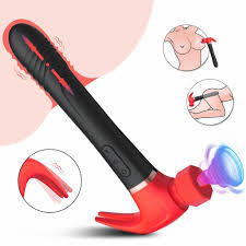 Sucking Hammer Vibrator G-Spot Dildo Telescopic Thrusting Sex Toys for  Women Men | eBay