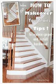 This guide is for the basic ladder and not for the spiral staircase that will require. How To Makeover Your Stairs Find A Good Pro Tips To Replace Carpet And Install Hardwood Setting For Four