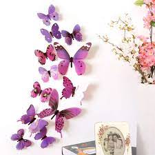 Jual beli online aman dan nyaman hanya di tokopedia. Jual 3d Wall Sticker Butterfly Pvc Stiker Dinding Kupu Kupu Motif Terbaru Juli 2021 Blibli