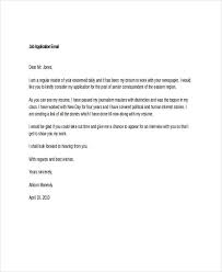 My resume and cover letter are attached to the email. Free 12 Job Application Emails Examples Samples In Pdf Doc Examples