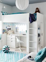 loberget sibben child s desk chair white ikea in 2021 loft bed frame ikea loft bed loft bed