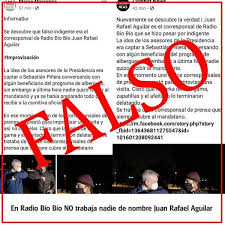 Con 43 estaciones, 8 de ellas centros de prensa, cubriendo el 98% de la población, radio bío bío es no sólo la mayor red de prensa de chile, sino. Fernando Ulloa Galaz Sur Twitter Juanrafaelaguilar Fake News Radio Biobio Desmiente Informacion Respecto A Un Supuesto Periodista Que Se Hizo Pasar Por Indigente Y Compartio Con El Presidente Pinera En El