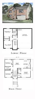 The top floor usually features the living areas. Modern House Plans Split Level Design For Home