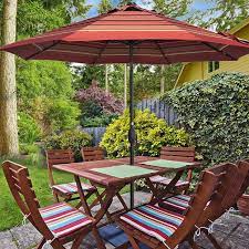Best patio furniture with umbrella. Best Patio Umbrellas For 2021 Under 100 Better Homes Gardens