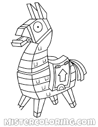 Llama Fortnite Coloring Page Libros Para Colorear Paginas Para Colorear Disney Paginas Para Colorear Para Imprimir
