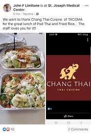 We specialize in offering fresh authentic gourmet thai food. Chang Thai Cuisine Home Lakewood Washington Menu Prices Restaurant Reviews Facebook
