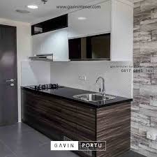 Tentukan model dulu, kemudian design. Pasang Design Kitchen Set Minimalis Modern Di Apartemen Bintaro Icon Kitchen Set Jakarta