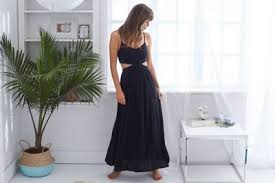 Aerie Cutout Maxi Dress By American Eagle Outfitters Swim Break In Style With Cutout Details And Endles Side Cutout Dress Cutout Maxi Dress Boho Maxi Dress