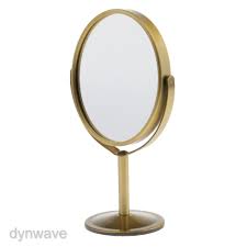 The fact that the mirror is described as free standing is what made me. Table Mirror Magnification Tabletop Vanity Stand Oval Mirror Two Side Makeup Shopee Singapore