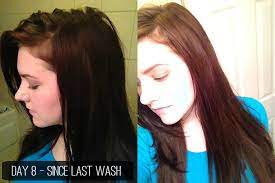 So it really doesn't matter when we wash our hair after dying it? 3 Month Update The Ultimate Water Only Hair Washing Routine No Shampoo Results Just Primal Things