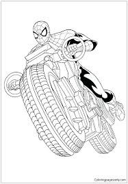 Find out more hulk on printablecoloringpages.org. Spiderman With Motorcycle Coloring Pages Superhero Coloring Pages Coloring Pages For Kids And Adults