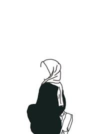 Kumpulan jilboobs masakini on instagram: Hijab Girl Drawing Black And White Novocom Top