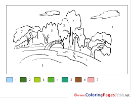 Download 92 holiday coloring pages for free! Nature Download Painting By Number Coloring Pages