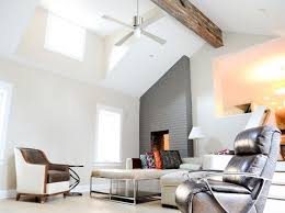 Exposed beam vaulted ceiling creates drama! 55 Unique Cathedral And Vaulted Ceiling Designs In Living Rooms