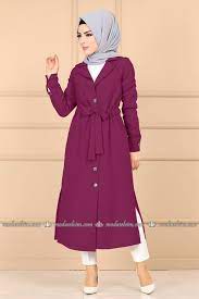 Modaselvim Kap Kemerli Dugmeli Trenckot 666l263 Murdum Musluman Modasi Moda Stilleri Moda Kiyafetler